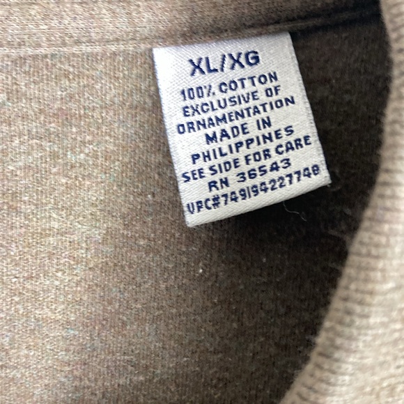 Izod Men Long Sleeve Collar Two Button Placket Shirt Size XL - Picture 8 of 9